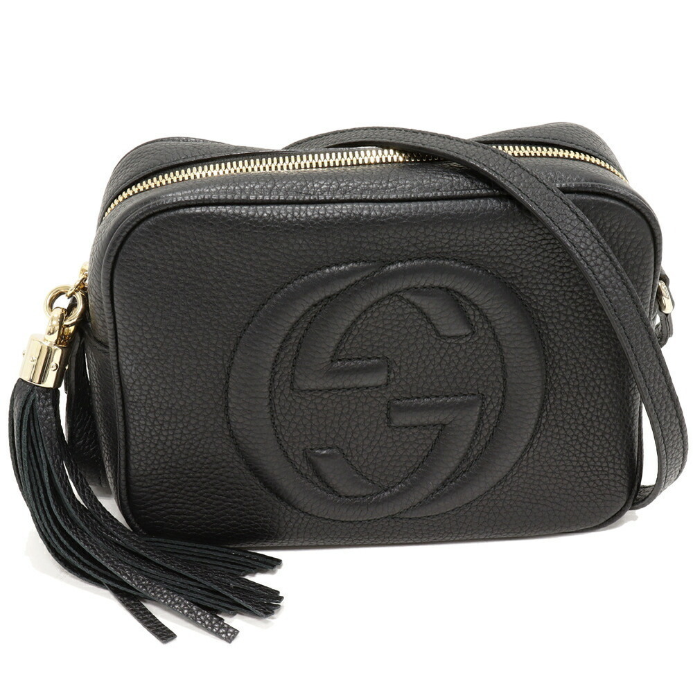 Gucci Soho Disco Bag Calfskin Black